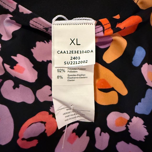 NWT Cupshe Leopard Print One-Piece Swimsuit XL - Picture 4 of 5